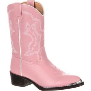 Kids pink DURANGO  cowgirl boots- size 12.5- used